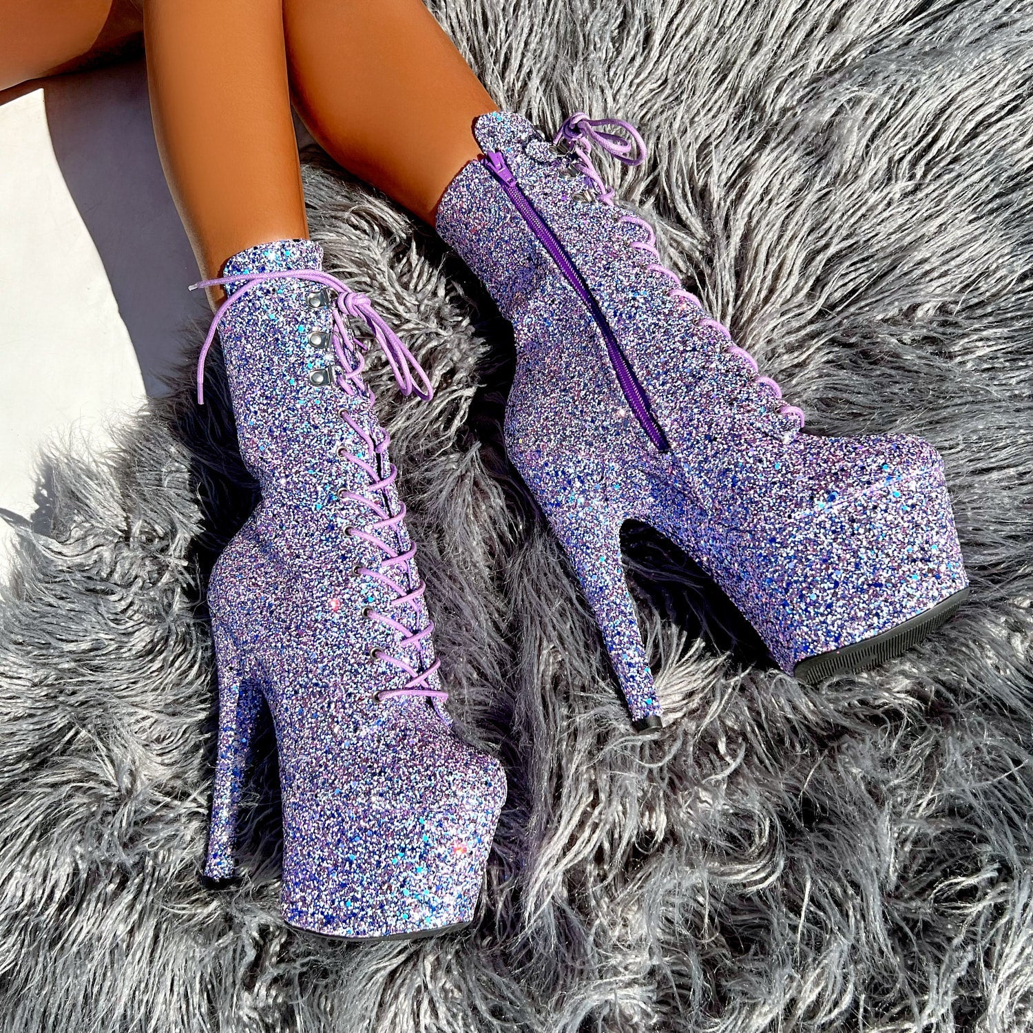 The Glitterati Xtra - Boot - Confetti -7INCH - Image 3
