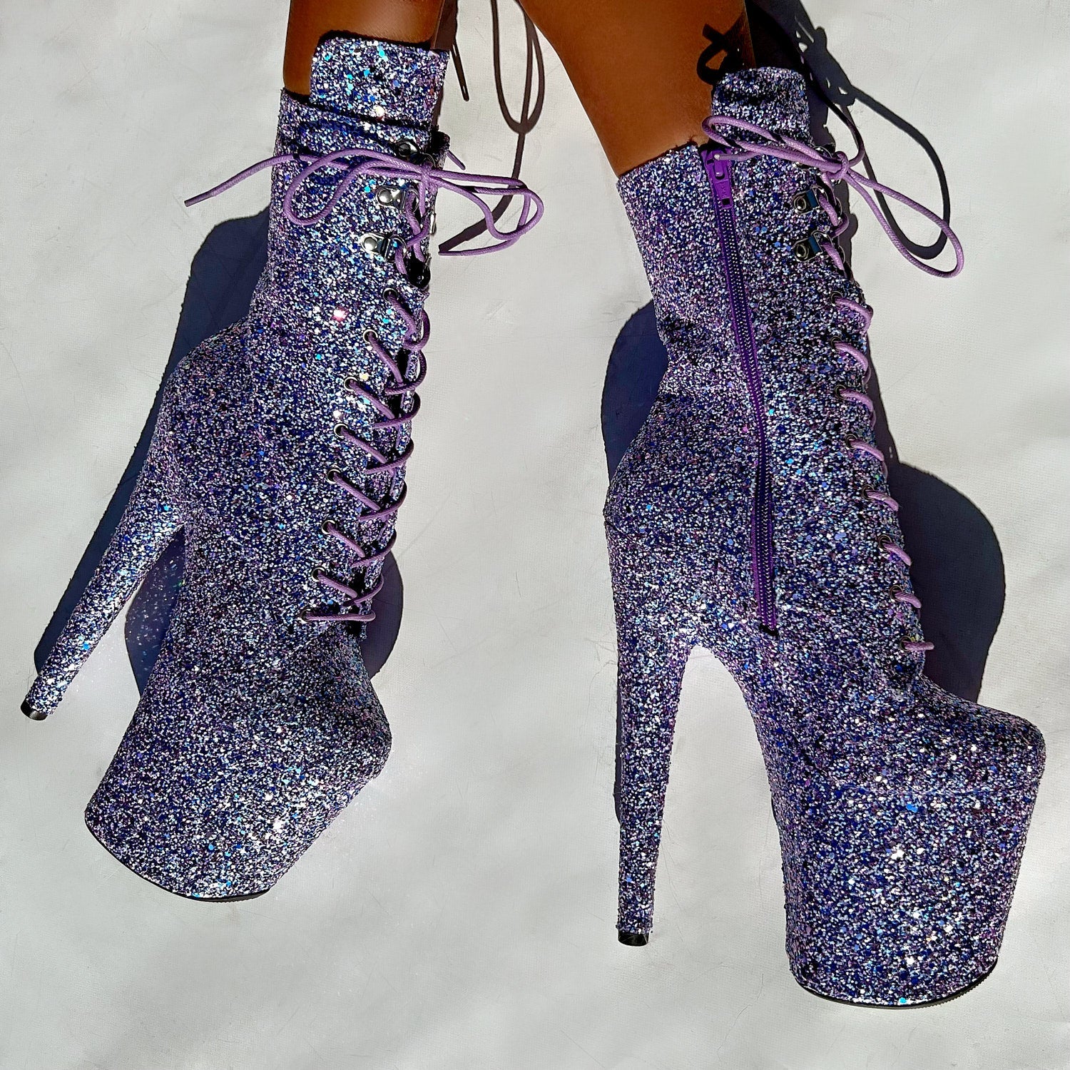 The Glitterati Xtra - Boot - Confetti -8INCH - Image 4