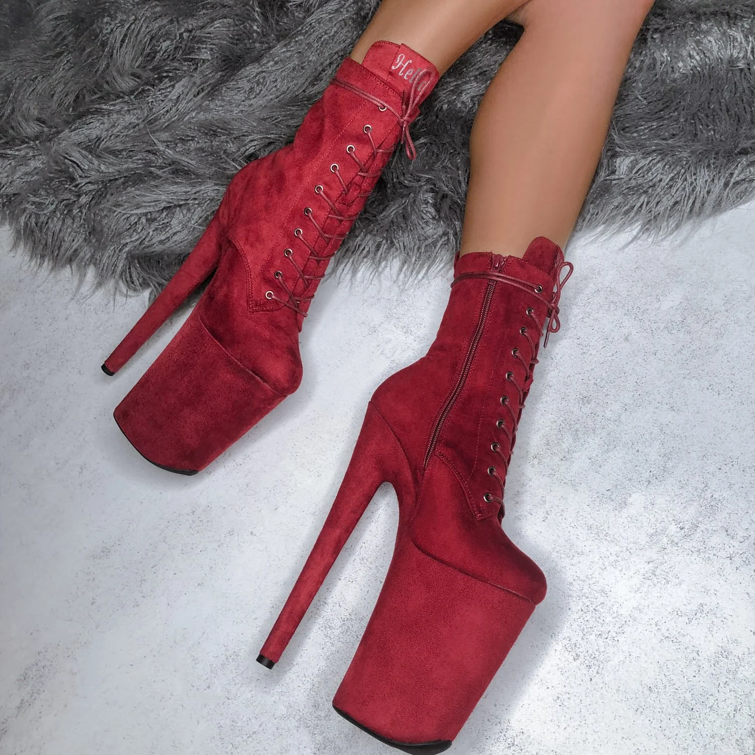 BabyDoll Dark Red - 9 INCH - Image 3