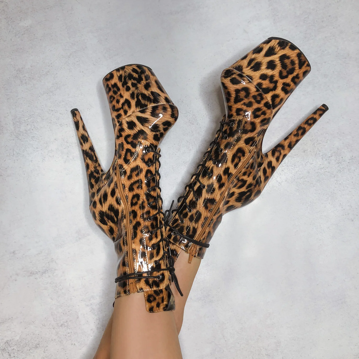 Empire Kicks Booties - Leopard - 8 INCH - Image 4
