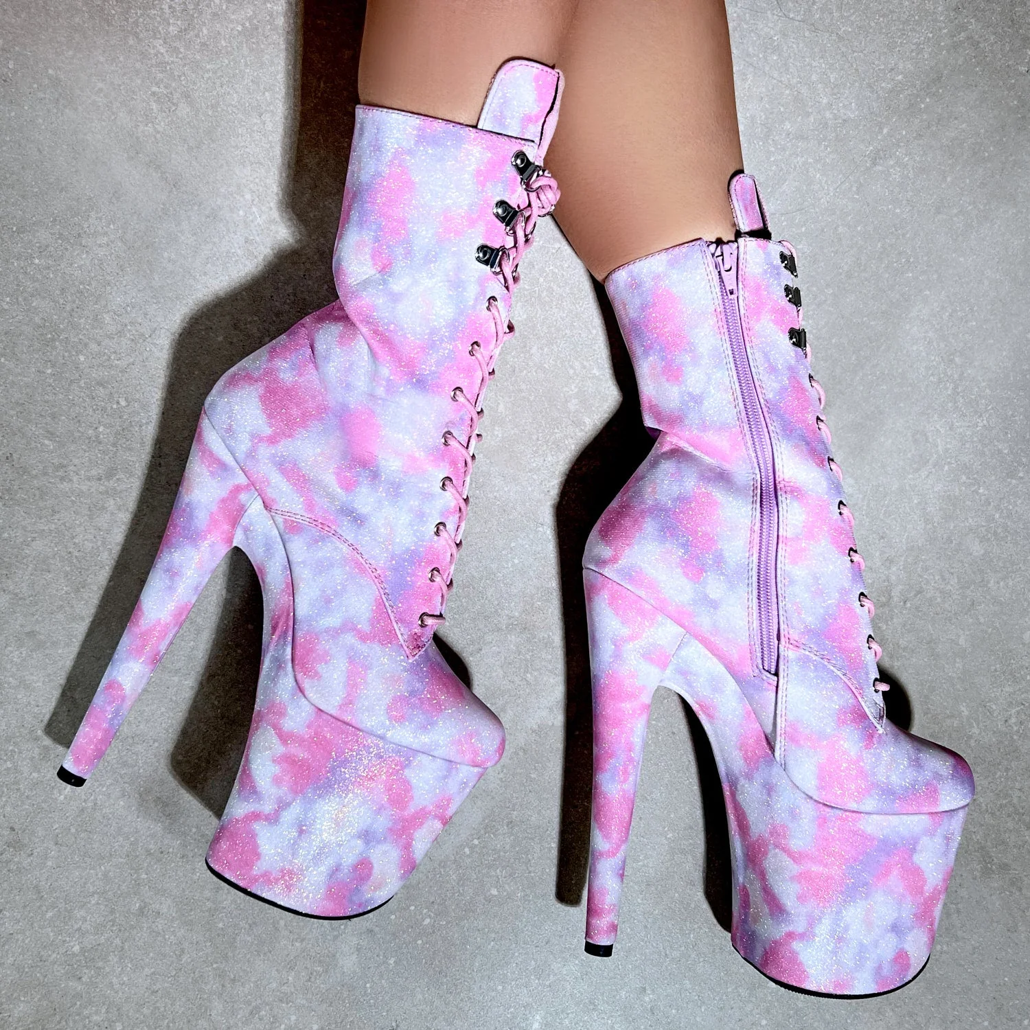 Fairy Clouds Boot - Pink - 8INCH - Image 3