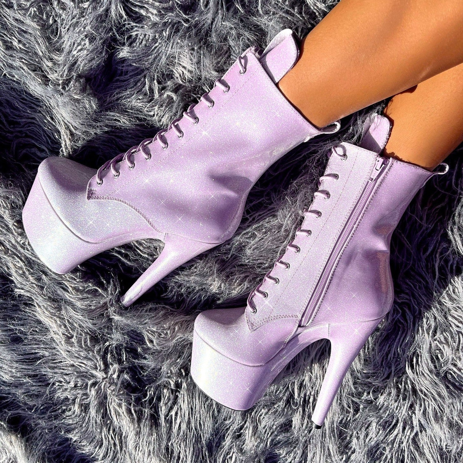 The Glitterati Boot - Lilac Lovers - 7 INCH - Image 2