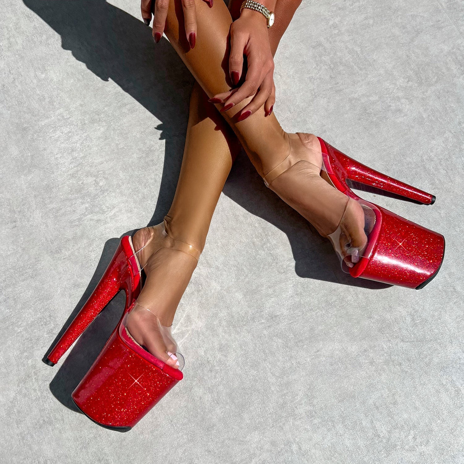 The Glitterati Classic Stiletto - Kansass - 8 INCH - Image 5