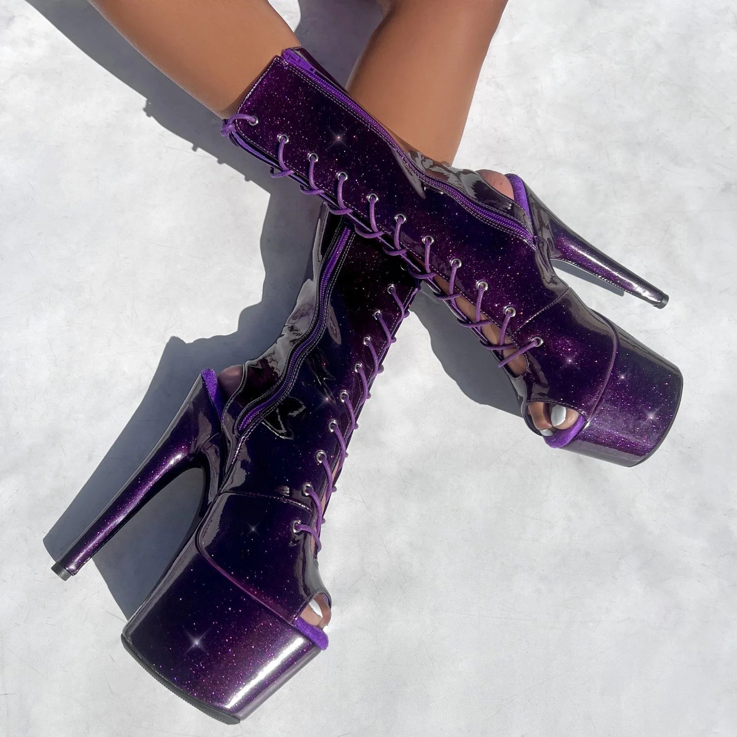 The Glitterati - OHOT Boot - Purple Rain - 7INCH