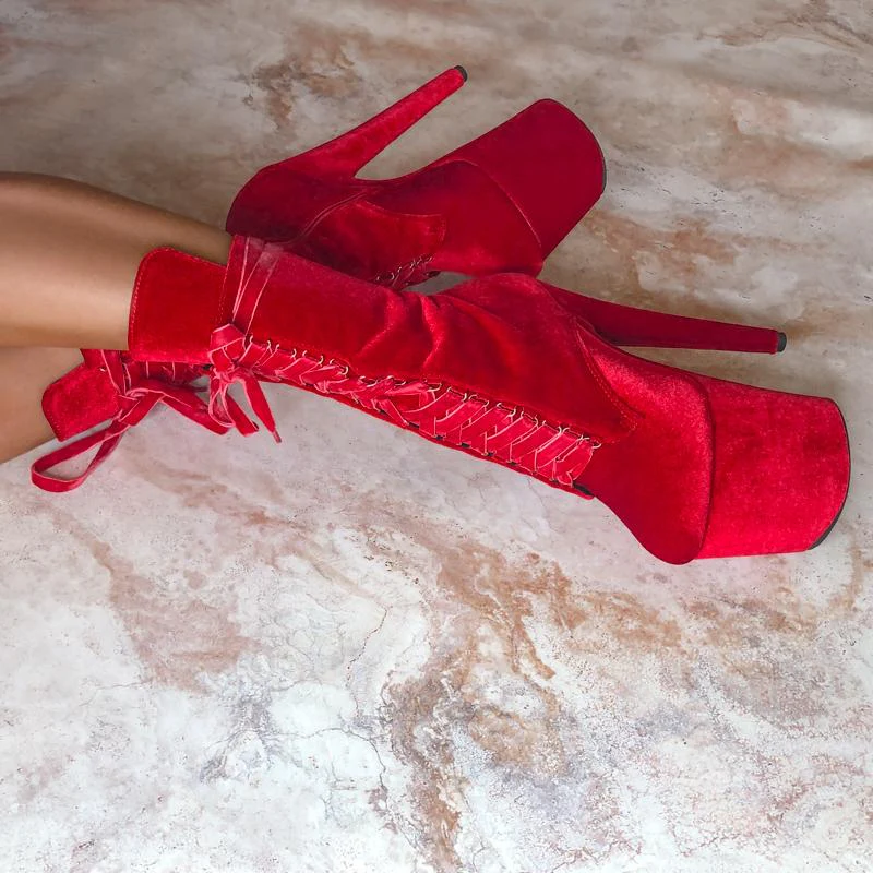 BabyDoll Velvet Bad Blood - 8 INCH - Image 4