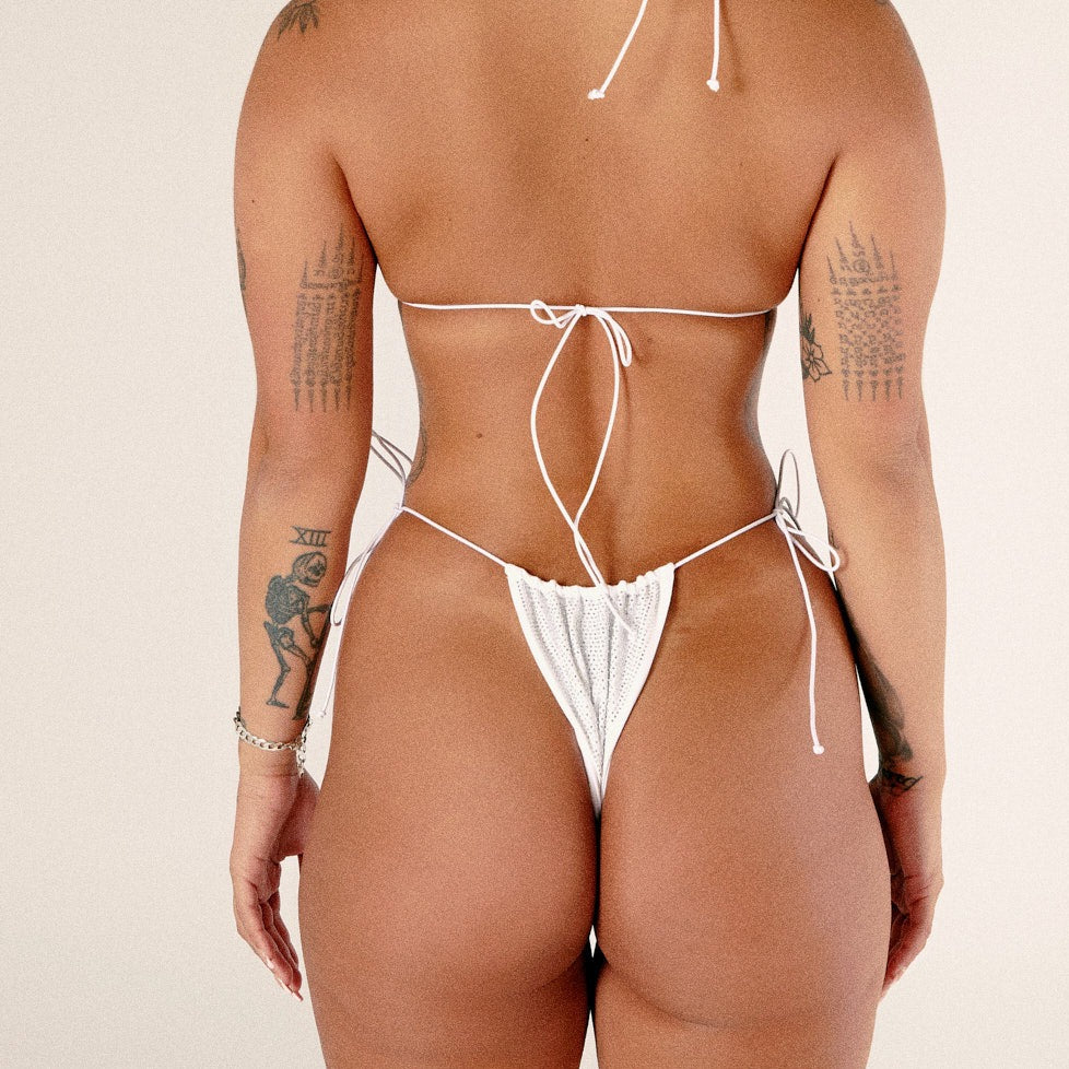 HOAH Bikini Bottoms - Sparkle White - Image 6