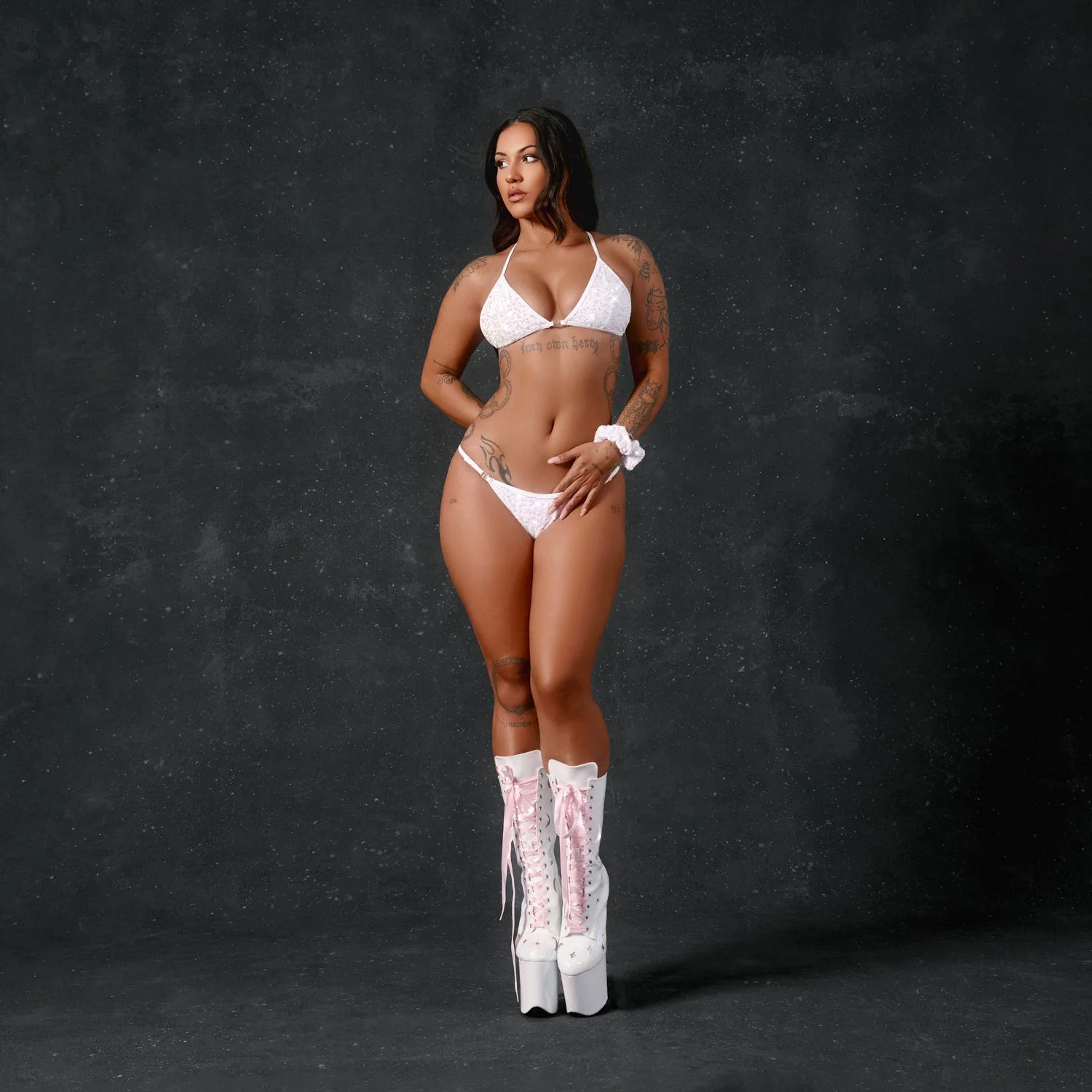 Pearl Mermaid White - Clasp Bikini Bottoms - Image 6