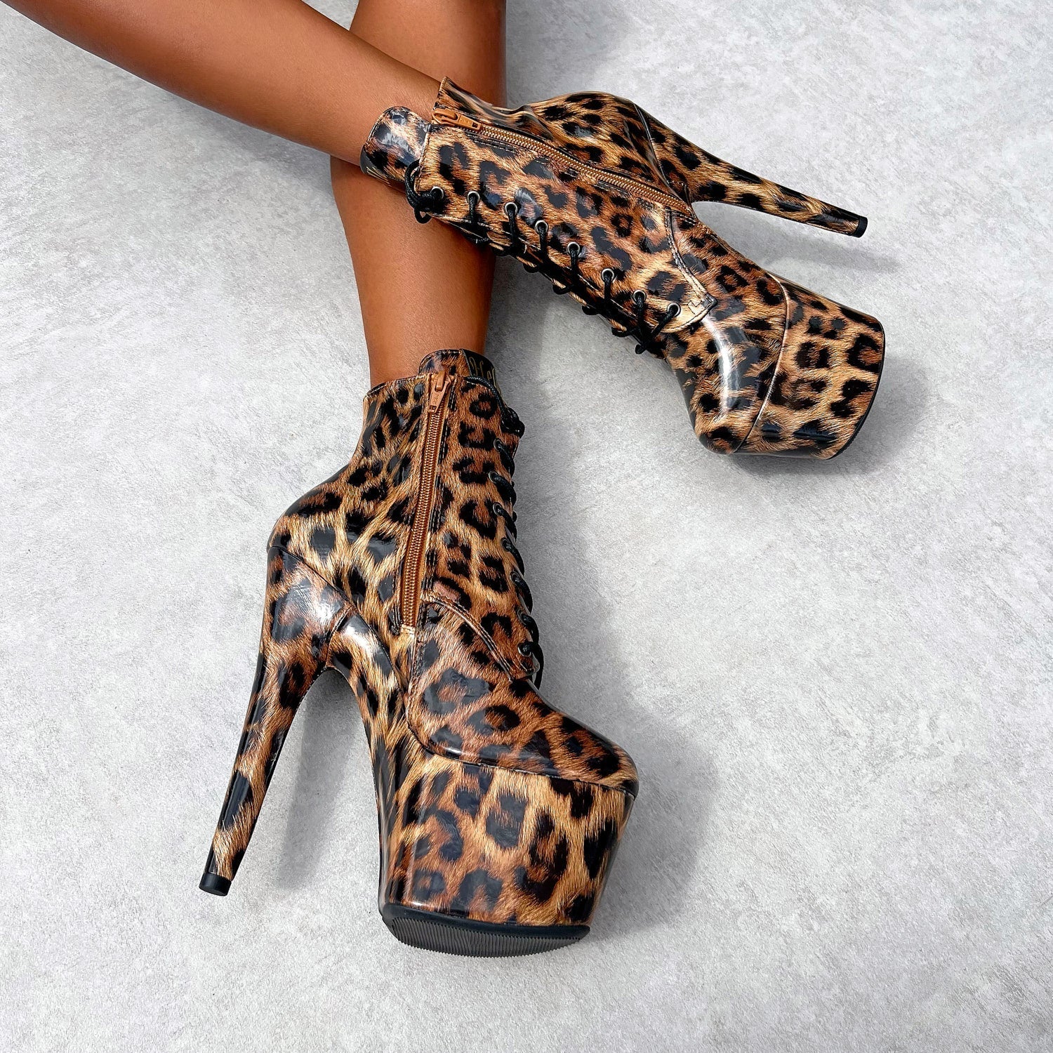 Leopard Ankle Boot - 7 INCH - Image 4