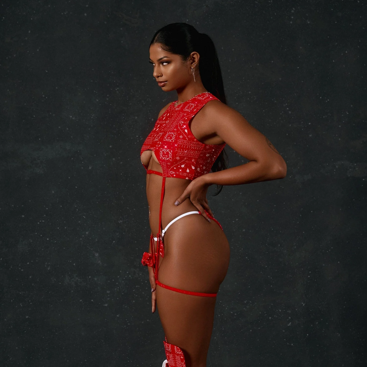 Micro Bottoms - Drop it Like its THOT - Red - Image 3