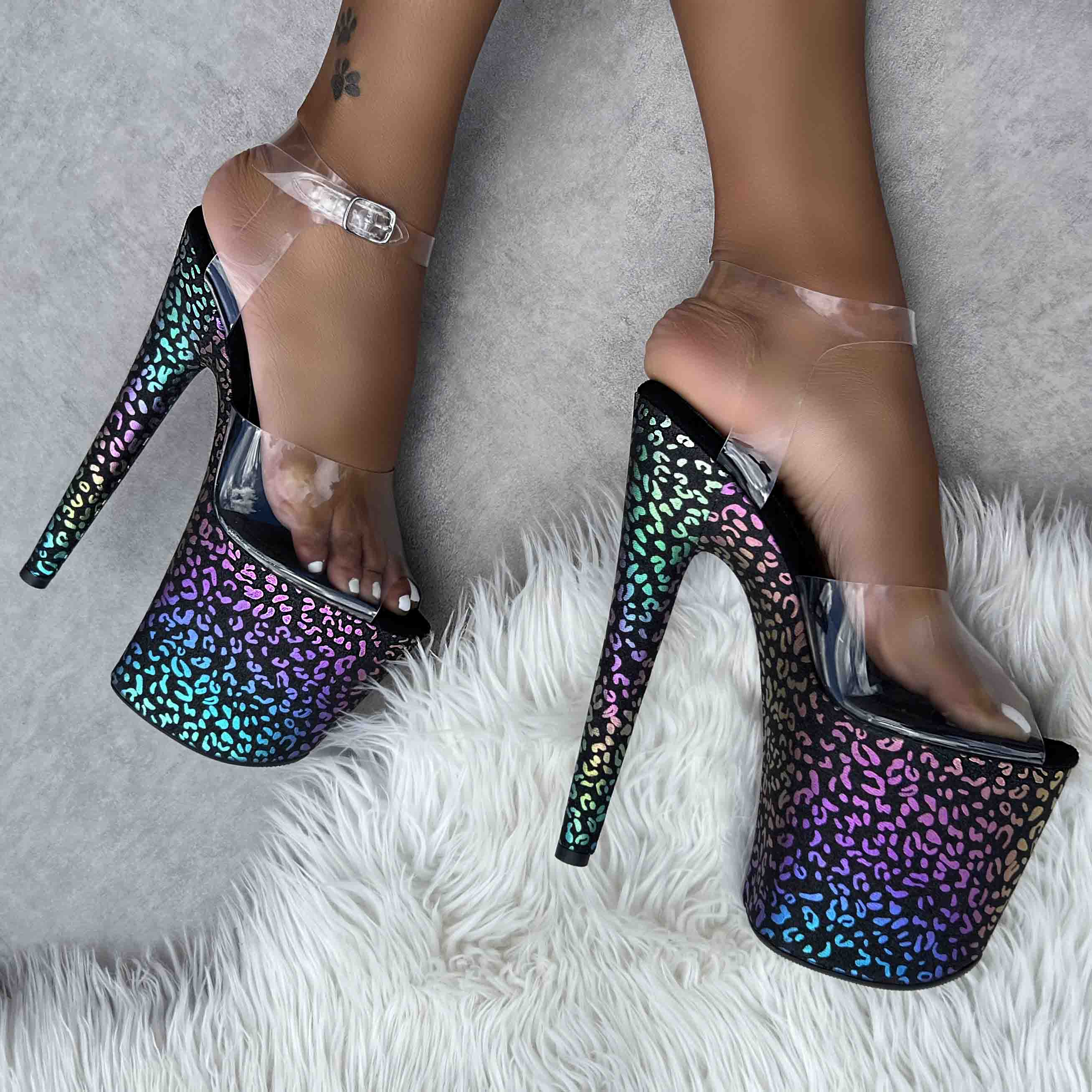 Moonlight Leopard Stiletto 8 INCH - Image 4