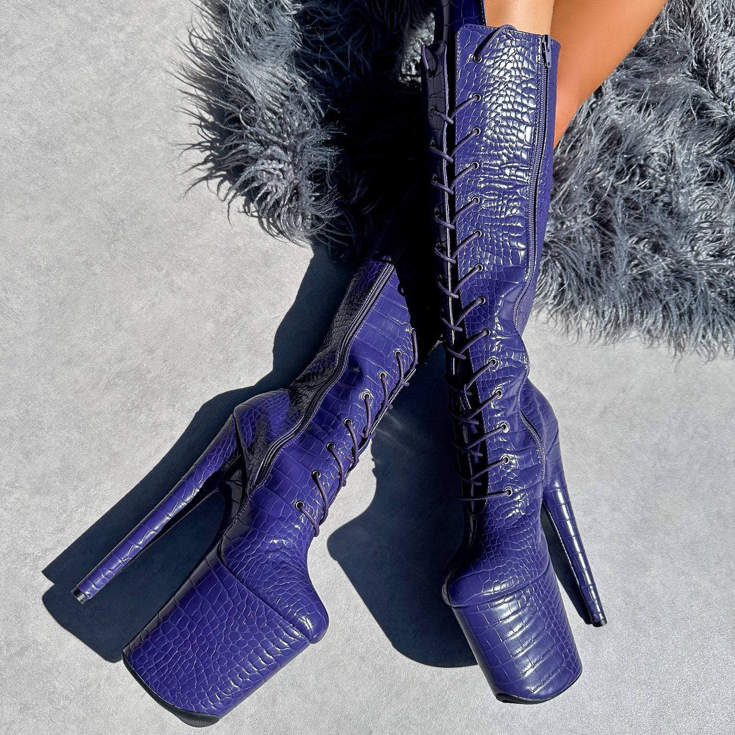 Play Dead - Knee Boot - 8INCH - Image 2